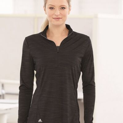 Women's Lightweight Mélange Quarter-Zip Pullover Thumbnail