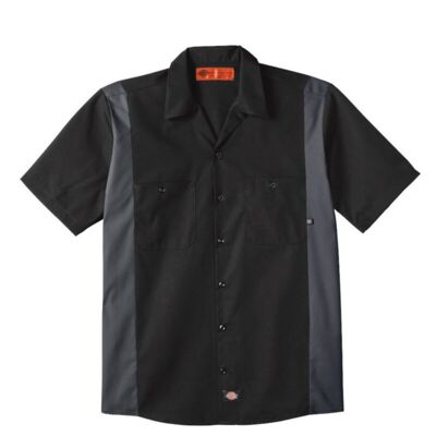 Industrial Colorblocked Short Sleeve Shirt - Tall Sizes Thumbnail